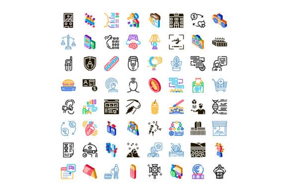Download Collection of Abstract Icons for Diverse - Collection Collection