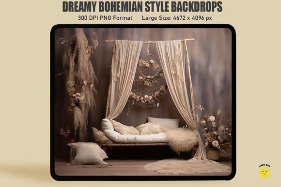 Download Dreamy Bohemian Style Backdrop - Bohemian style Collection